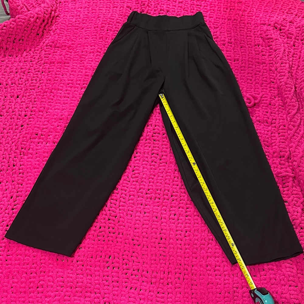 Black Wide Leg Trousers